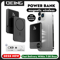 10000mAh Alloy Magnetic Wireless Power Bank PD20W Fast Charger Portable Battery For Magsafe iPhone 16 15 14 13 12 Xiaomi Samsung
