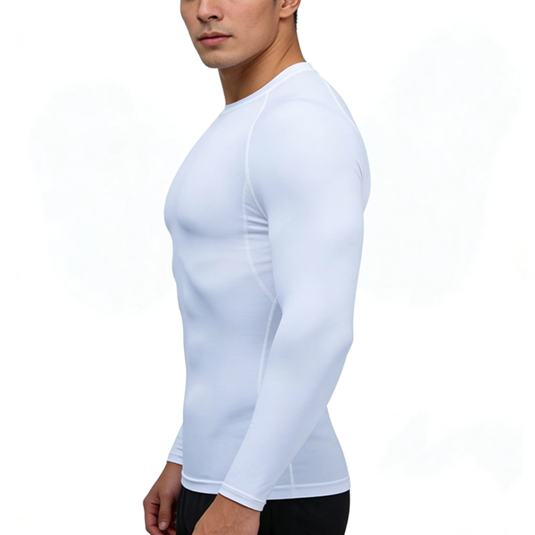 2025 Nuovo abbigliamento sportivo fitness alla moda slim fit, tuta da allenamento attillata con motivo t-shirt, tuta da basket da corsa compressa