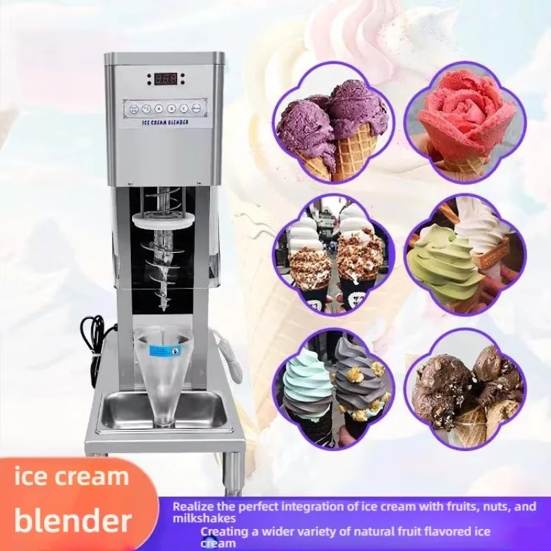 Real Fruit Yogurt Ice Cream Maker 220V Easy to Operate with New Ingredients Frozen Ice Cream Powder Milk Water Included