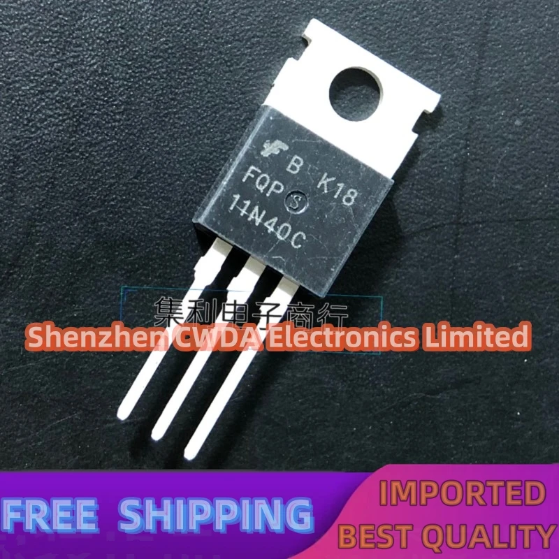 10PCS-20PCS  FQP11N40C    TO-220 11A/400V  In Stock Can Be Purchased 