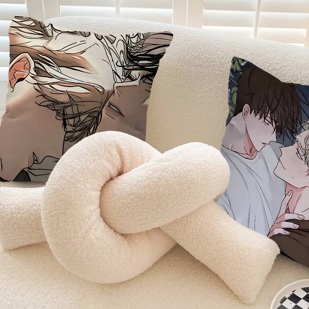 Low Tide In Twilight Anime Maple Design Cushion Cover Happy Autumn Harvest decor Holiday Decorati Pillow Cover