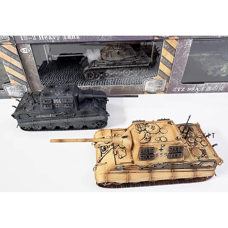 

Diecast 1/72 Scale German Tiger Hunter Heavy Tank Military Finished Alloy Model Non-Adhesive Simulation Static Gift Collection