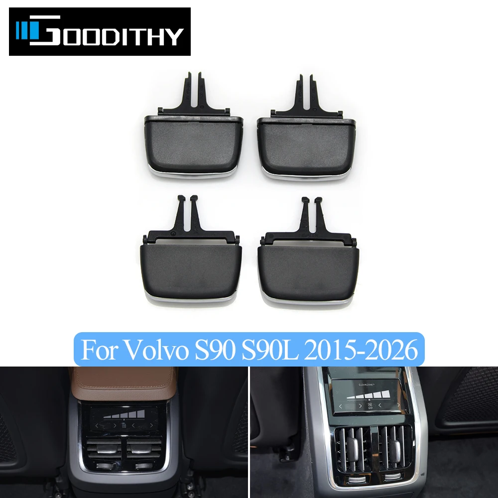 

Car Rear Air Conditioning AC Vent Grille Outlet Slider Tab Clip Repair Kit For Volvo S90 S90L 2015-2026 39844538,31365121
