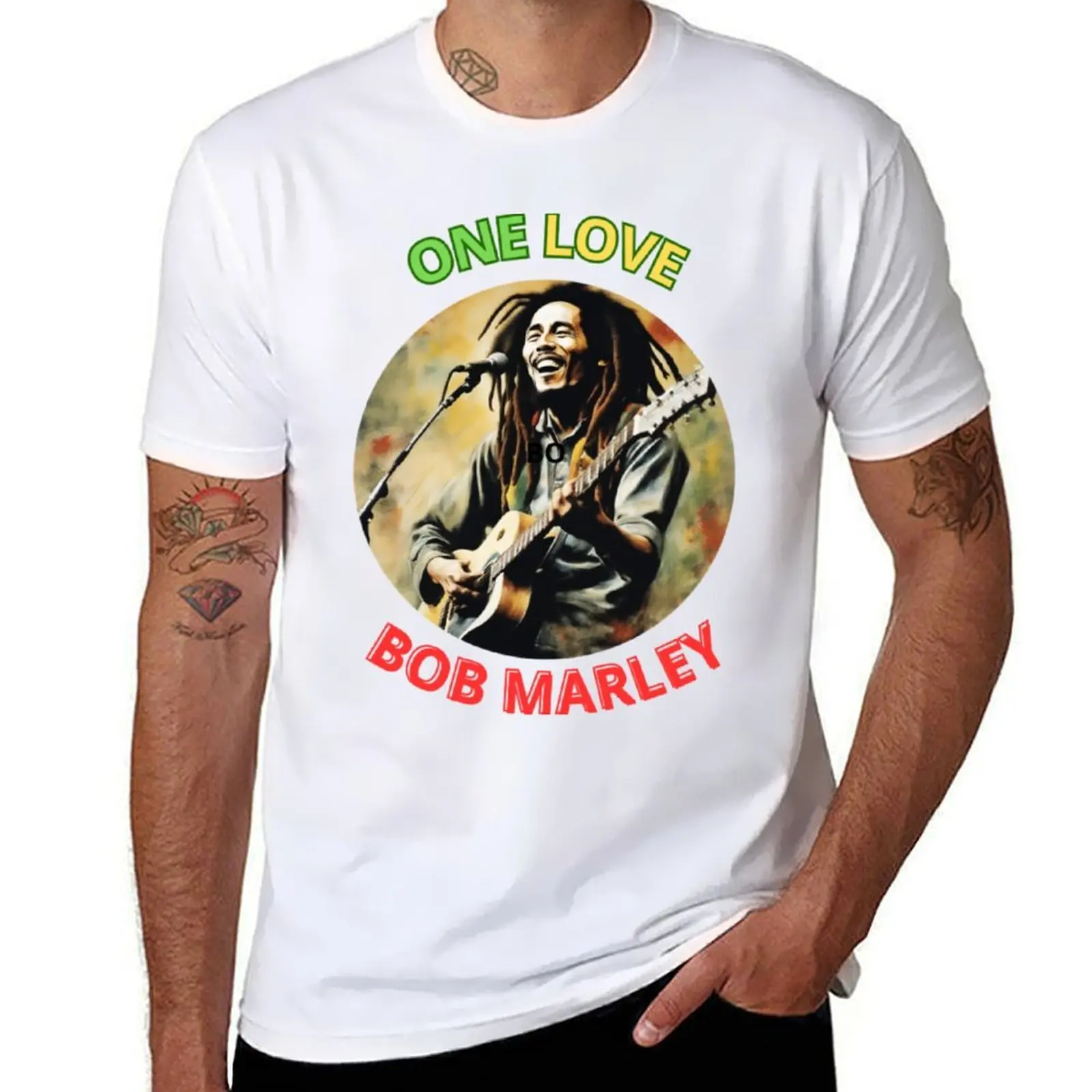 

BOB MARLEY T-Shirt essential t shirt t shirts for man cotton funny T-Shirt