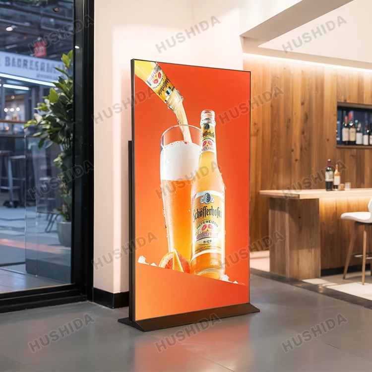 HUSHIDA 75 86 Inch Touch Screen  Advertisement Stand Alone Lcd Display Screen for Shopping Mall