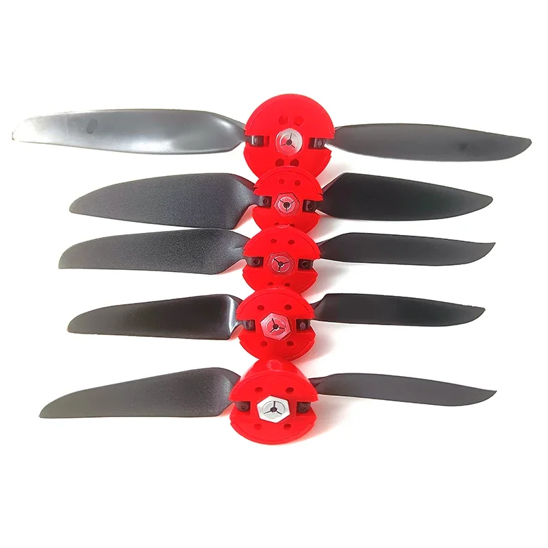 2 Set Folding Propeller 6x4 7.5x4 8x4.5 8x6 11x6 Propeller Spinner Cover 2.3/3.0/3.17/4.0mm Motor Shaft RC Plane Glider Drones