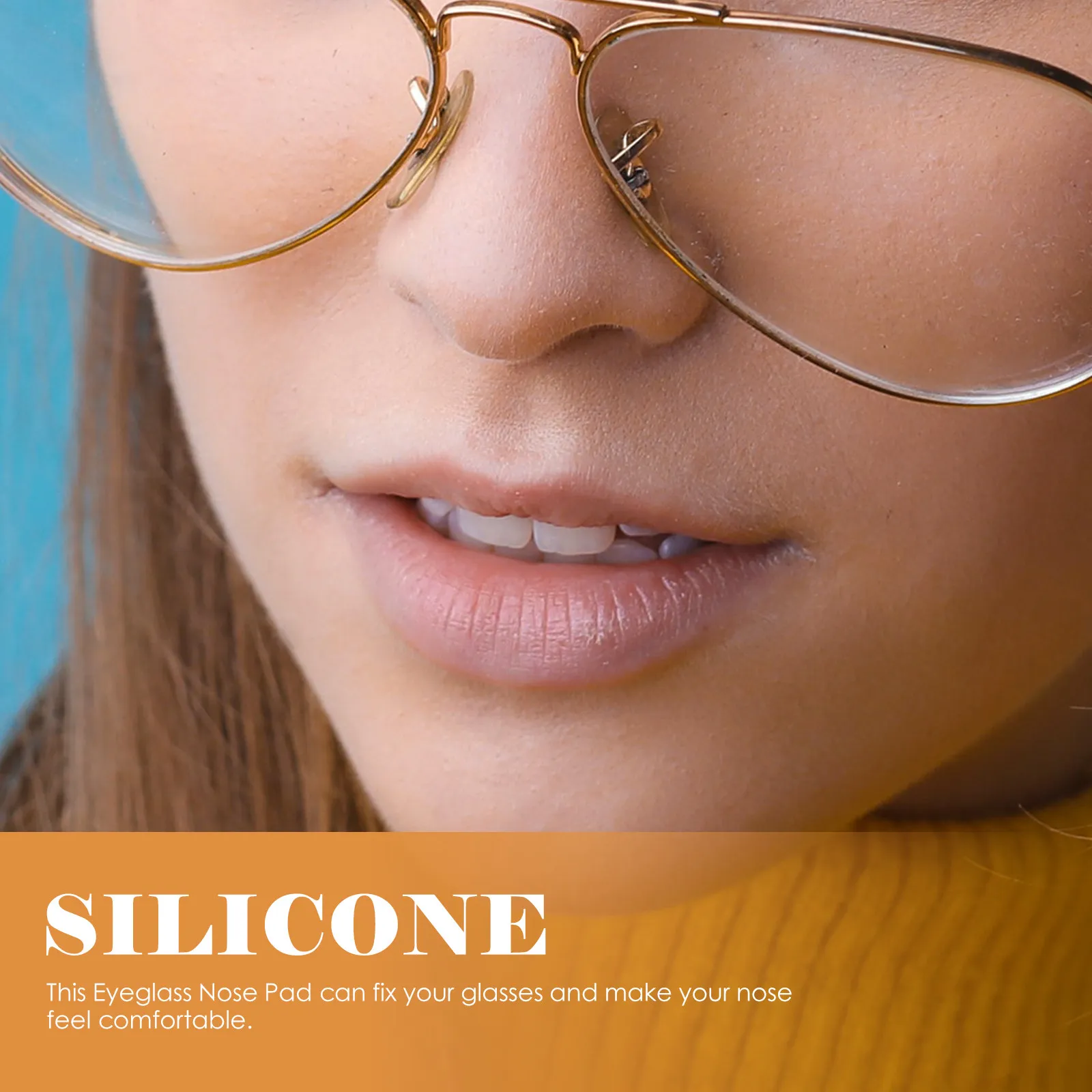 

1 Box Anti-Slip Nose Pads Silicone Glasses Protectors Eyeglass Nose Pads for Optical Frame Eyeglasses Supplies