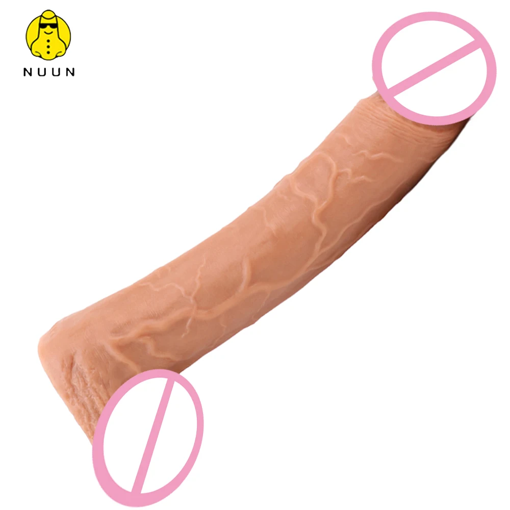 NUUN 16.1in Huge Dildo Massive Cock Giant Penis Female Masturbator Sex Toys Clitories Anal Prostate Massager For Women Men