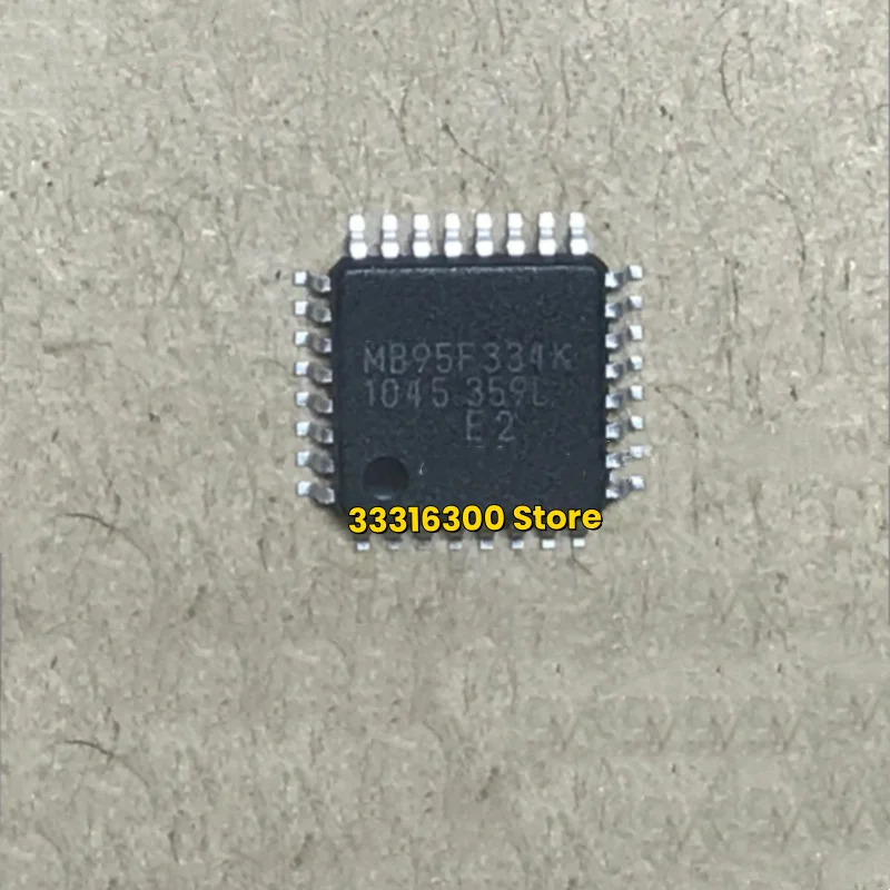 10PCS New MB95F334KPMC-G-SNE2  MB95F334K  QFP32 Microcontroller chip IC