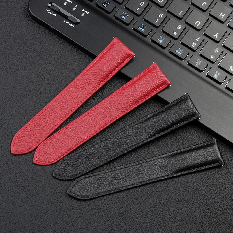 Accessori in pelle bovina di alta qualità per Cartier Tank Must London Solo Cinturini con fibbia in acciaio inossidabile massiccio 20mm 22mm 23mm 25mm