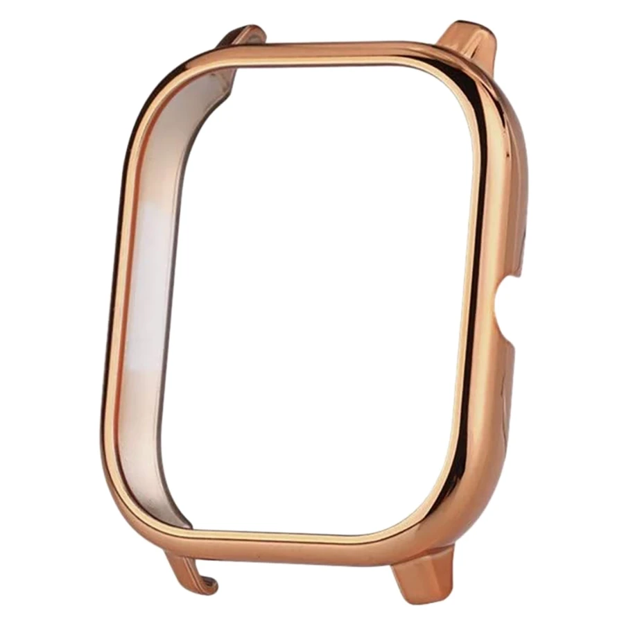 Compatible for Xiaomi Huami Amazfit GTS Case Smart Watch Protector Case Watch Protector Cover -Pink Gold