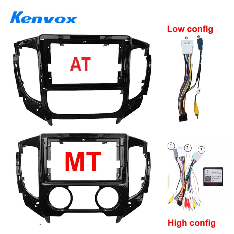 

Автомобильный радиоприемник Kenvox для Mitsubishi TRITON L200 2015 2019, Android 2 Din, стерео монтажная рамка, комплект лицевой панели