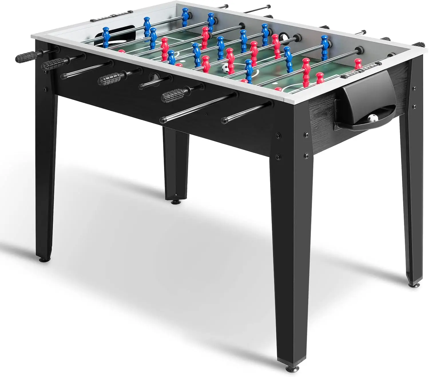 48” Foosball Table, Arcades Soccer Game Table for Multiplayer with 2 Balls, Score Keepers Wooden Competition Sized Foosball Tabl