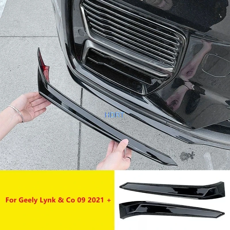 Car Styling Rear Bumper Corner Splitter Cover Anti Collision Trim For Geely Lynk & Co 09 2021 + Protector Decoration Accessories