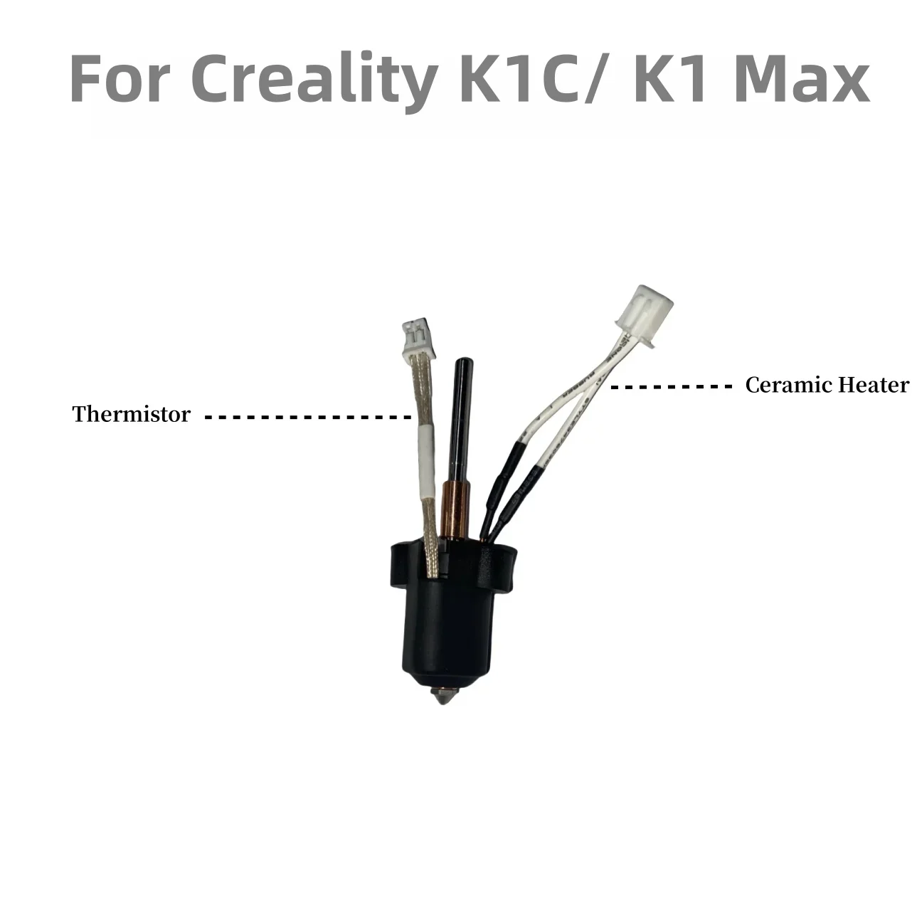 For Creality K1C K1 MAX Ceramic Heating Block Kit Integrated Nozzle High Flow Printing 3d printer accessories