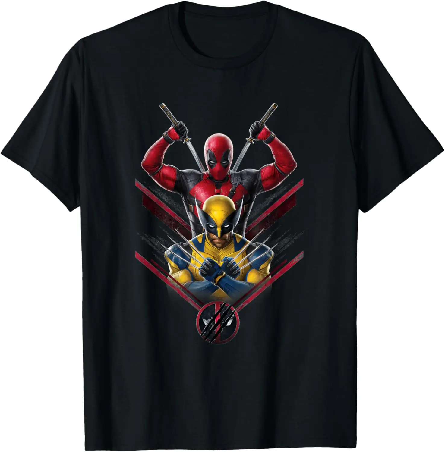 

Футболка с логотипом MINISO X Marvel Studios Deadpool & Wolverine с когтями