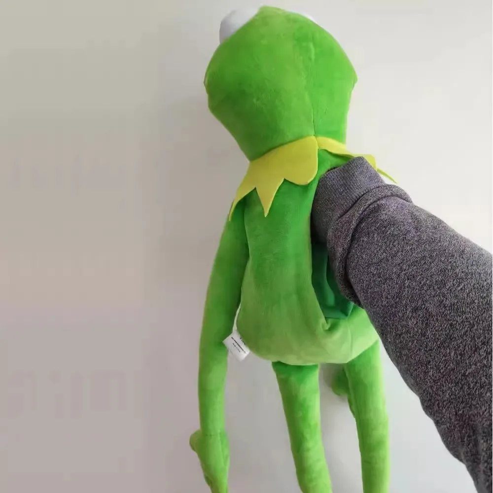 60cm Cartoon The Muppets KERMIT FROG Hand Puppet Plush Toys Soft Boy Doll for Children Birthday Gift