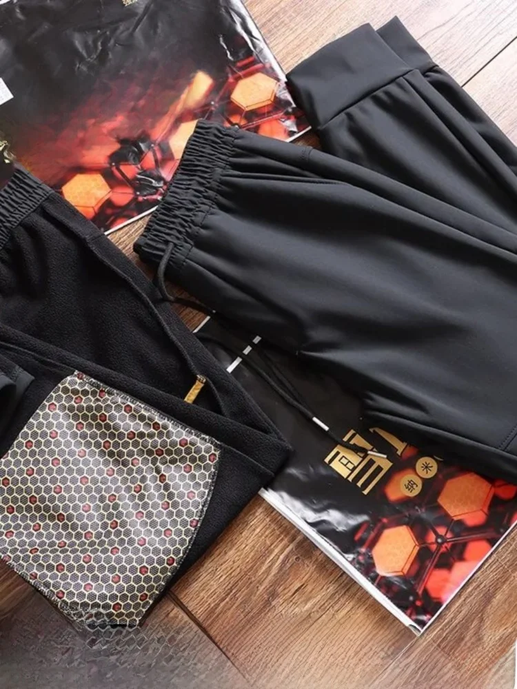 High Elastici Fce Lined Knee Pads Nano Bla Gold Winter Warm Casual Pants Windproof Waterproof Boiling Core Technology