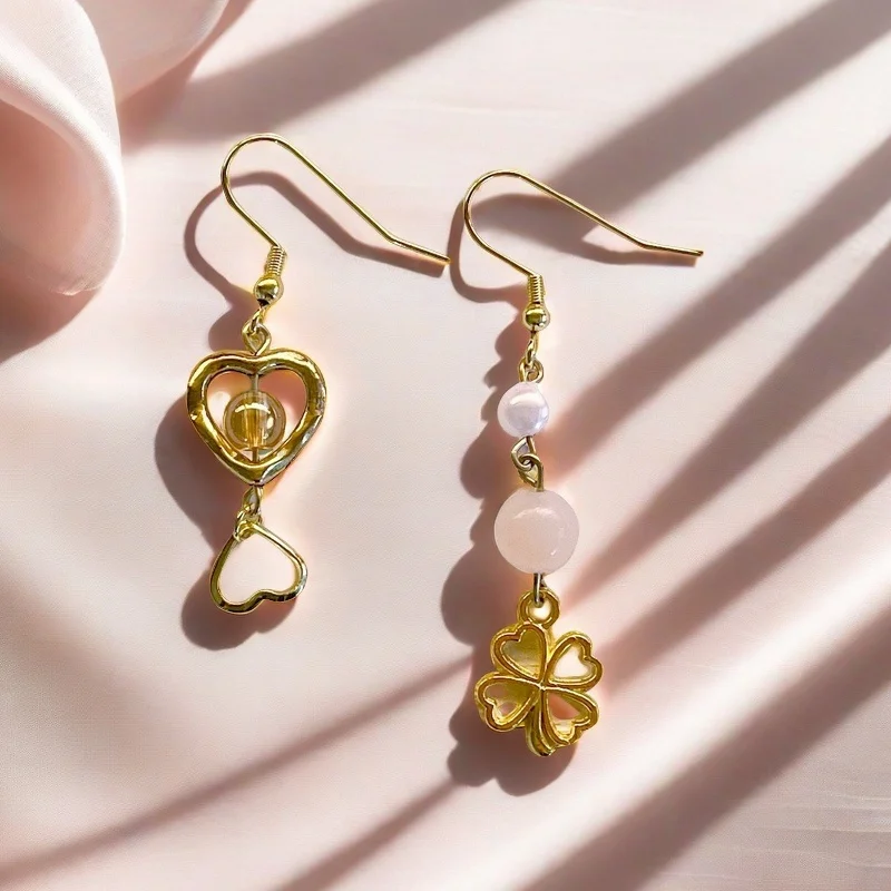 handmade earrings inspired by the group more more jump! from project sekai/colorful stage