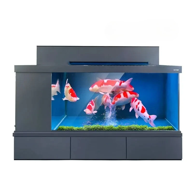 

Light-weight new glass side filter bottom row fish tank aquarium installation-free koi floor tank