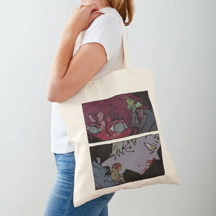 

angel/devil on ur shoulder Tote Bag Shopper handbag reusable shopping bags Women's shopping bag Women's handbag