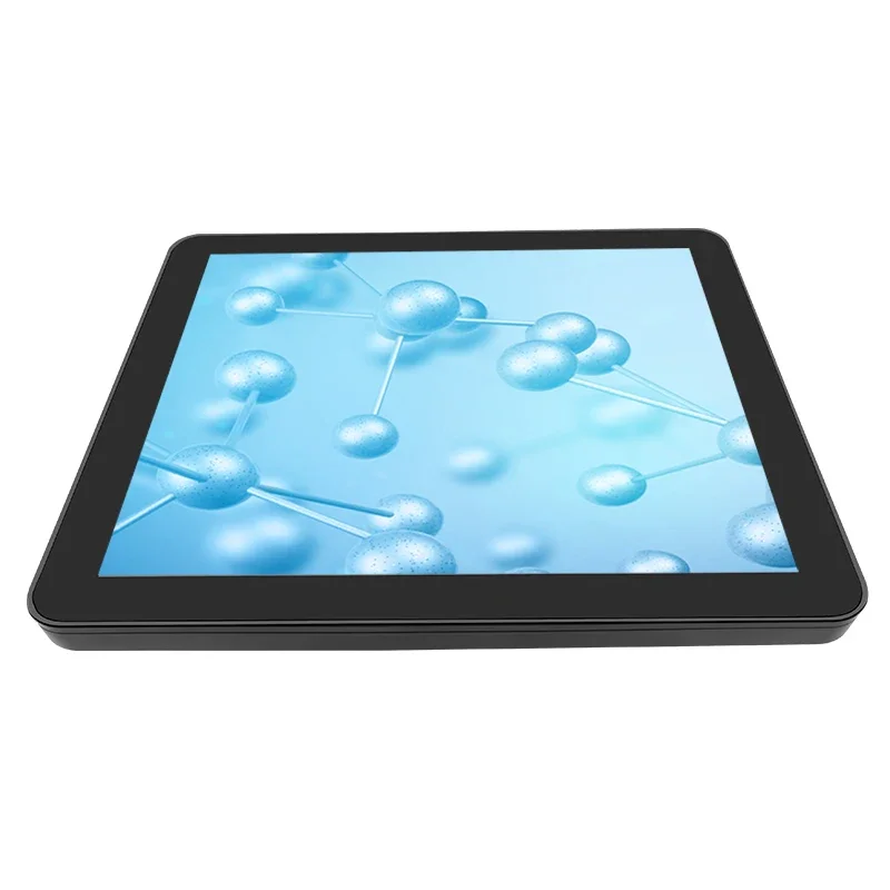 IP65 industrial display 17 inch 1280*1024 VGA/HD-MI cable Plastic Multi Touch Screen/non-touch industrial grade lcd
