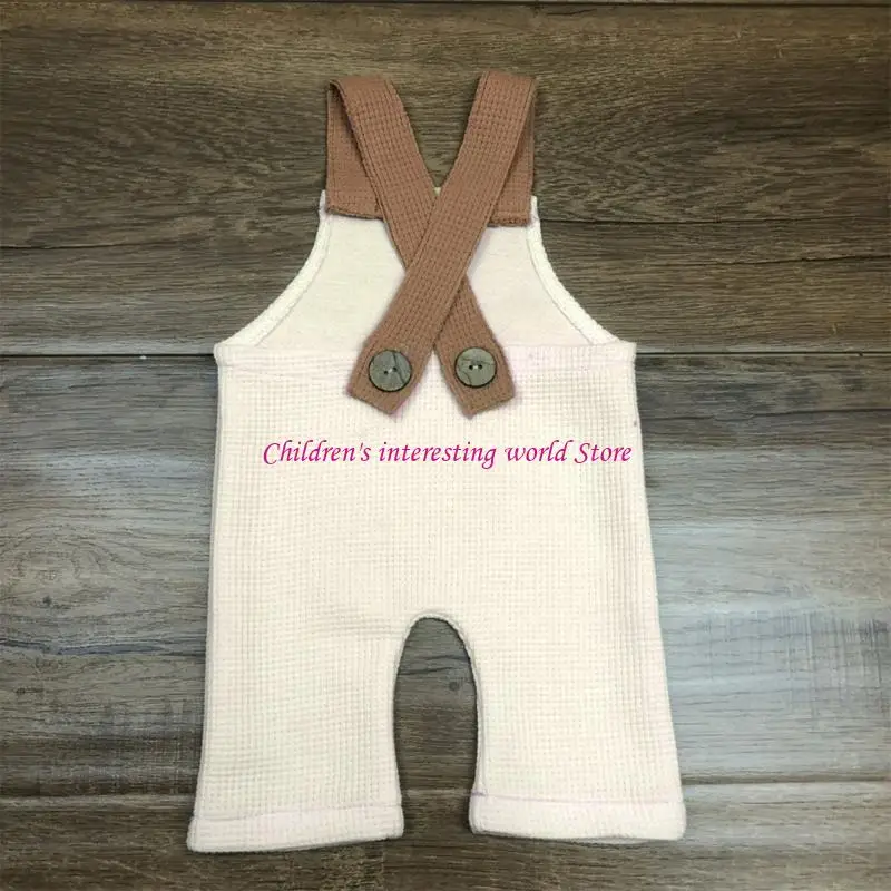 0-1M Newborn Photography Clothes Baby Girl Boy Duckbill Hat with Strap Pants Newborn Photography Props Studio Accessory 425F