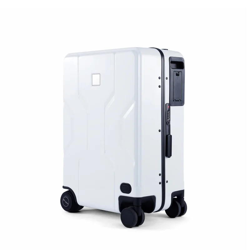 New hot selling smart luggage travel and cycling trolley box  TSA fashion portable follow up box for boarding