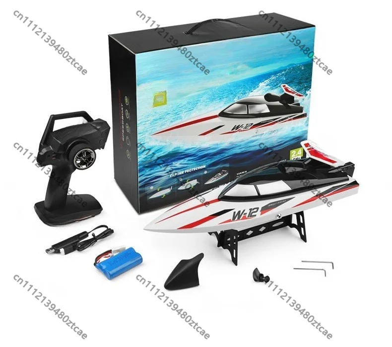 New 912-A High Speed RC Speedboat 2.4G Remote Control Boat Auto Capsizing Reset Low Voltage Alarm Water Toy Model
