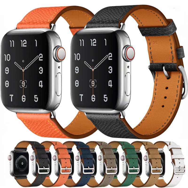 

Leather Strap For Apple Watch UItra 8 7 49mm 45mm 41mm Comfortable sports bracelet wristband IWatch 6 5 4 SE 44mm 40mm 42mm 38mm