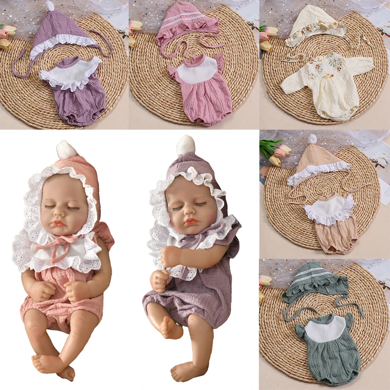 New 15inch Reborn Baby Clothes for 40cm Baby Doll Cute Children Toys Doll Clothes Accessories Kid Miniature Items Outfit Toy