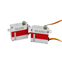 7mm Mini Flat Servo MJ06 | 2.6kgf.cm Torque, 0.061sec/60° High-Speed Response | Aluminium CNC Case for RC Airplane & Car Models