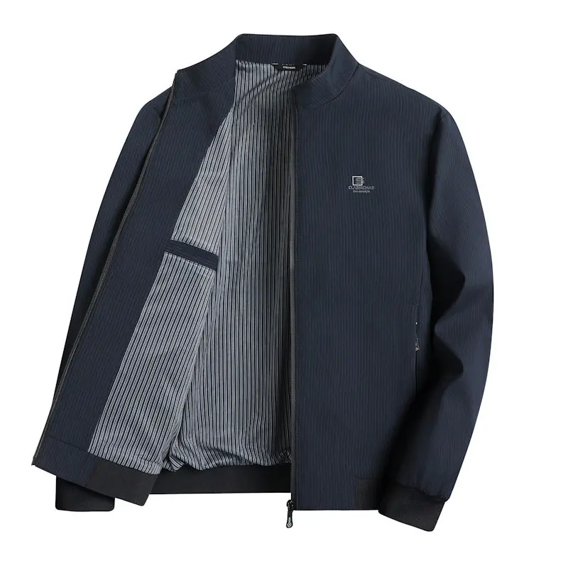 

Casual Men's Jaet Small Size XS Windproof ort Stature Spring Autumn Small Stand Collar Top S Stand Fit Long Sve Pol...