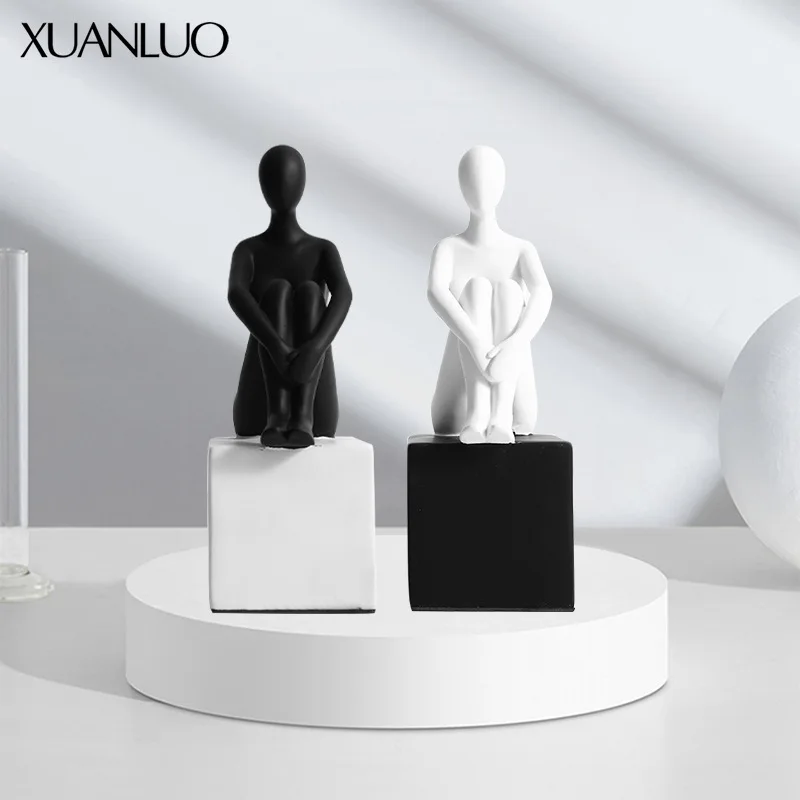 Nordic Yoga Figurine Office Decor Wedding Gift Interior Decor Living Room Ornament Home Accessories