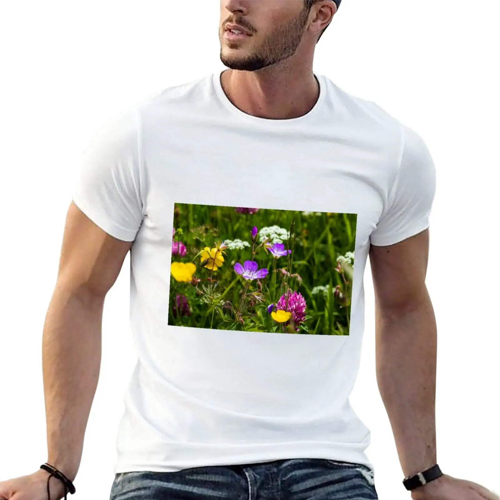 New Wild flowers T-Shirt boys t shirts cute tops shirts graphic tees t shirts for men