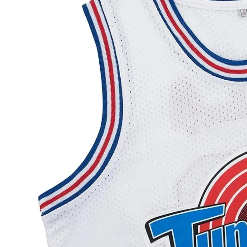 فيلم Space Jam كرة السلة للشباب جيرسي BUGS LOLA TWEETY TAZ قمصان رياضية للأطفال بدون أكمام للأولاد قطع علوية واحدة لحفلات الهالوين