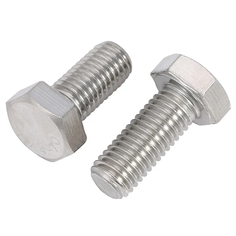 

4 Pcs M3 M4 M5 M6 M8 M10 M12*20 A4-70 316 Stainless Steel Marine Grade Outer External Hex Hexagon Head Cap Bolt Screw