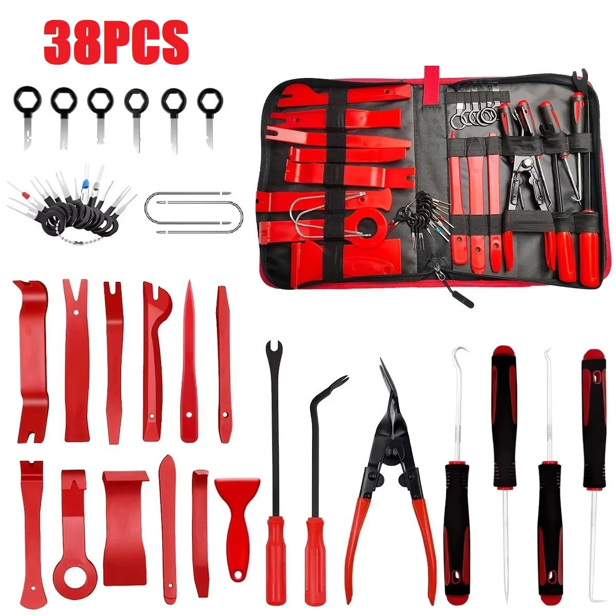 

Car tools Car Interior Disassembly kit plastic trim removal tool car clips puller diy Panel Tools for auto trim puller set