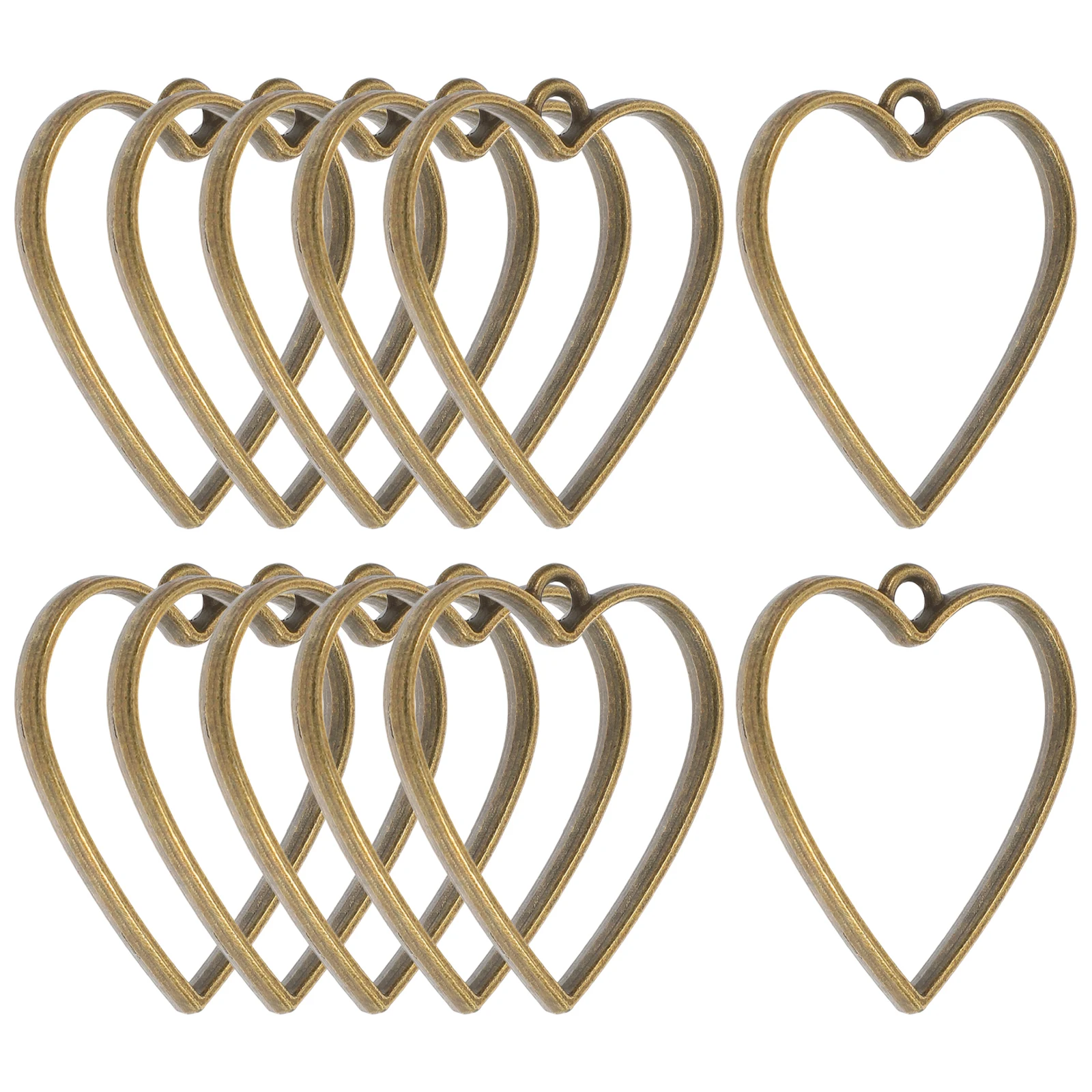 

50pcs Resin Alloy UV Hollow Bezels Jewelry Bezel Base for Open Bezel Pendants Jewelry Crafts Gifts Necklace Accessories
