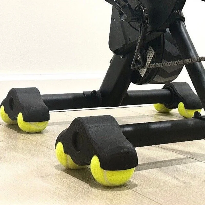 Indoor Bicycle Shock Absorber Foot Mat Tennis Foot Mat Rocker Foot Mat Bicycle Resistance Trainer Stability Accessories