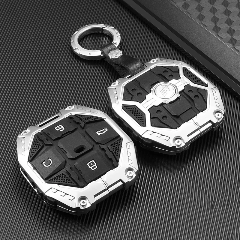 Schlüsselanhänger-Hülle aus Zinklegierung für Jetour Freedom T2 Freer Traveler T1 2025+, Fernbedienung, Tasche, Schlüsselanhänger, Halter, Autozubehör – Detail 5