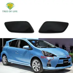 Front Bumper HeadLight Lamp Washer Spray Cleaning Actuator Cover Cap For Toyota Aqua Prius C 2011-2017 85353-52010 85354-52010