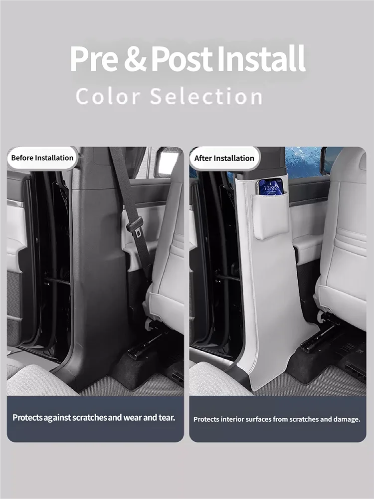 For BYD Leopard 7 Titanium 7 2025 2026 Center Pillar Protection Pad B-Pillar Collision And Kick Protection Sticker Interior