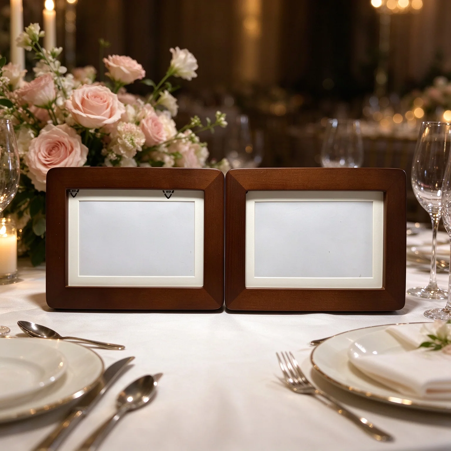 Vintage Folding Photo Frame Hinged Double Picture Frame Tabletop Standing Collage Frame Wedding Family Desktop Decor Gift