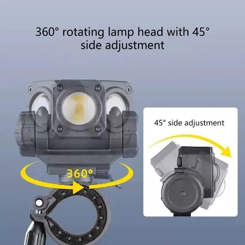 Painting Tool Flashlight with High Brightness 450LM 2000mAh Battery 3 Lighting Modes Sprayer Guns Light Attachment