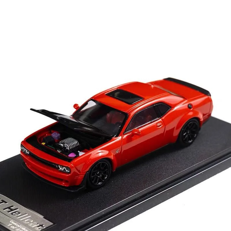SH Diecast 1/64 مقياس دودج سبيكة سيارة نموذج دودج تشالينجر لعب المركبات Hellcat SRT تحصيل لعب للبنين الصندوق الأصلي #5