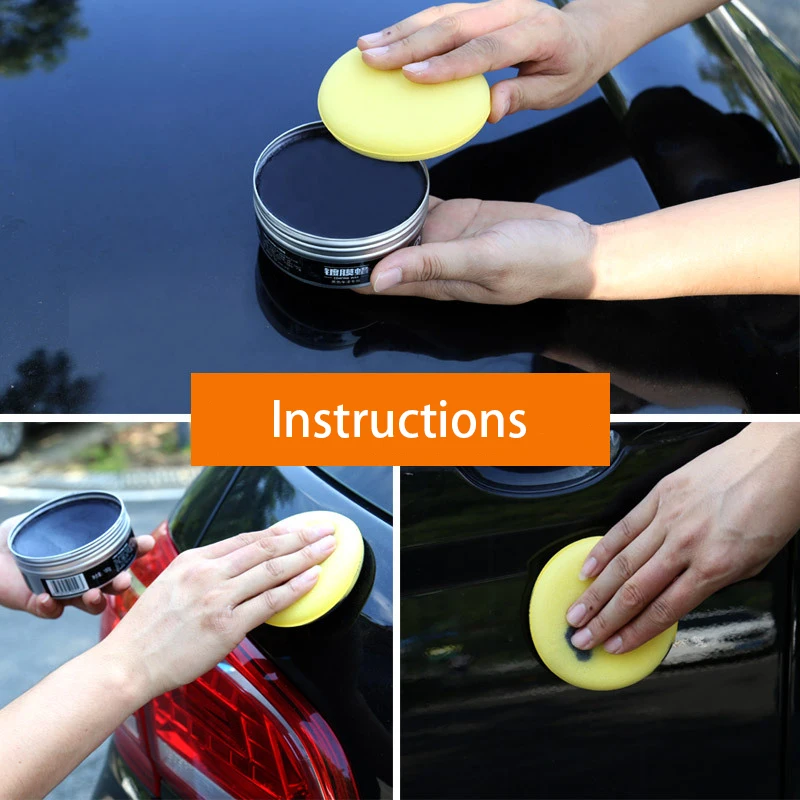 CHEINFOO Black Car Paint Care Waterproof Wax Renovation Polishing Protection Car Care Hydrophobic Coating