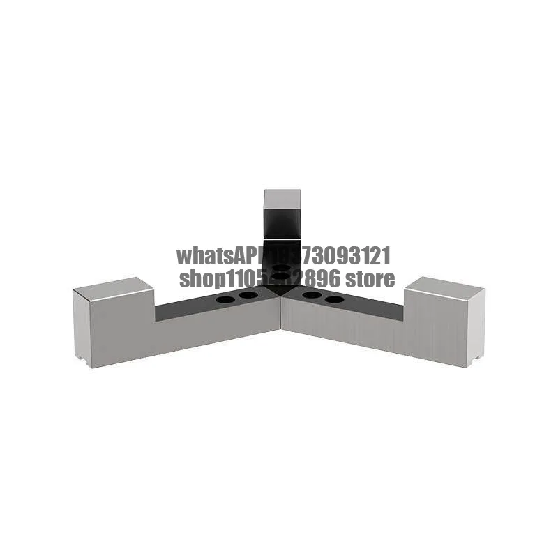 Hydraulic chuck L-shaped lengthened and heightened soft claws, hollow and medium solid oil pressure raw claws