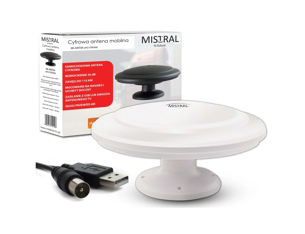 MI-ANT04 Mistral car antenna White