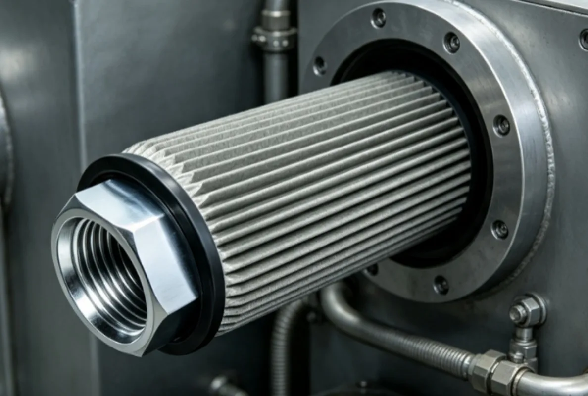 Industrial Refrigeration Screw Compressor Filter Efficient Separation Spare Filter Component